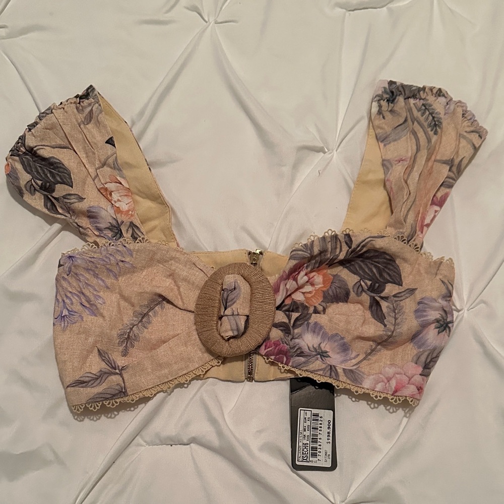 Studio F Beige Floral Top